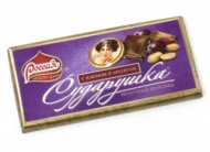 Шоколад Сударушка изюм арахис 82г (Россия)