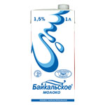 Молоко Байкальское 1,5% 1л т/п (Янта) (Б.З.М.Ж.)