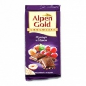 Шоколад Альпен Голд 85г фундук изюм