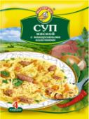 Суп Мясной с макаронными изделиями 60г (Сантус ЛТД) (20)